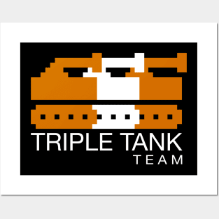 Triple Tank Team Posters and Art